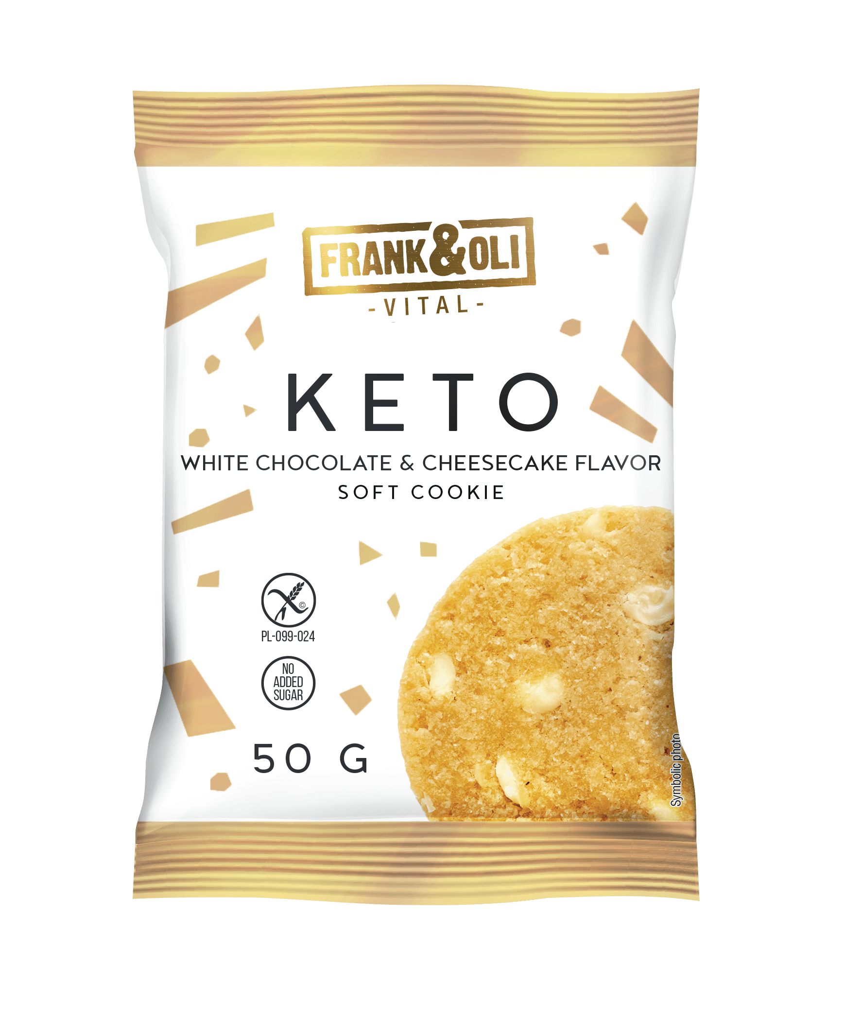 Frank & Oli Keto Soft Cookie Cheesecake λευκή σοκολάτα χωρίς γλουτένη