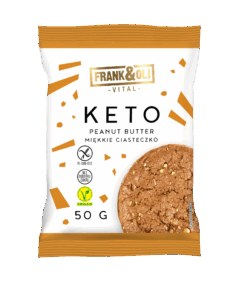 Frank & Oli Keto Soft Cookie Peanut Butter χωρίς γλουτένη 50g
