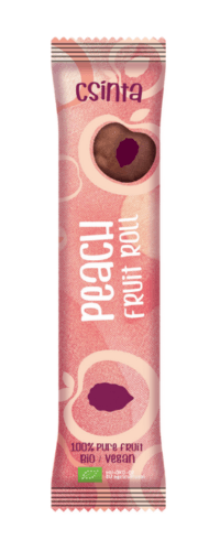 Ρολό αποξηραμένου ροδάκινου Csinta χωρίς γλουτένη και ζάχαρη