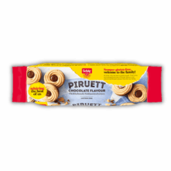 Γεμιστά μπισκότα χωρίς γλουτένη Schär Piruett με πλούσια κρέμα σοκολάτας 110g