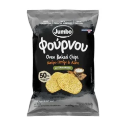 Συσκευασία Jumbo Chips Φούρνου Μαύρο Πιπέρι 100g - τσιπς φούρνου μαύρο πιπέρι χωρίς γλουτένη
