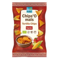 Συσκευασία Pural Nachos 125g - nachos kalampokiou paprika choris glouteni