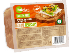 Συσκευασία Balviten Pane Scuro 190g - σκουρο ψωμι χωρις γλουτενη σε φέτες