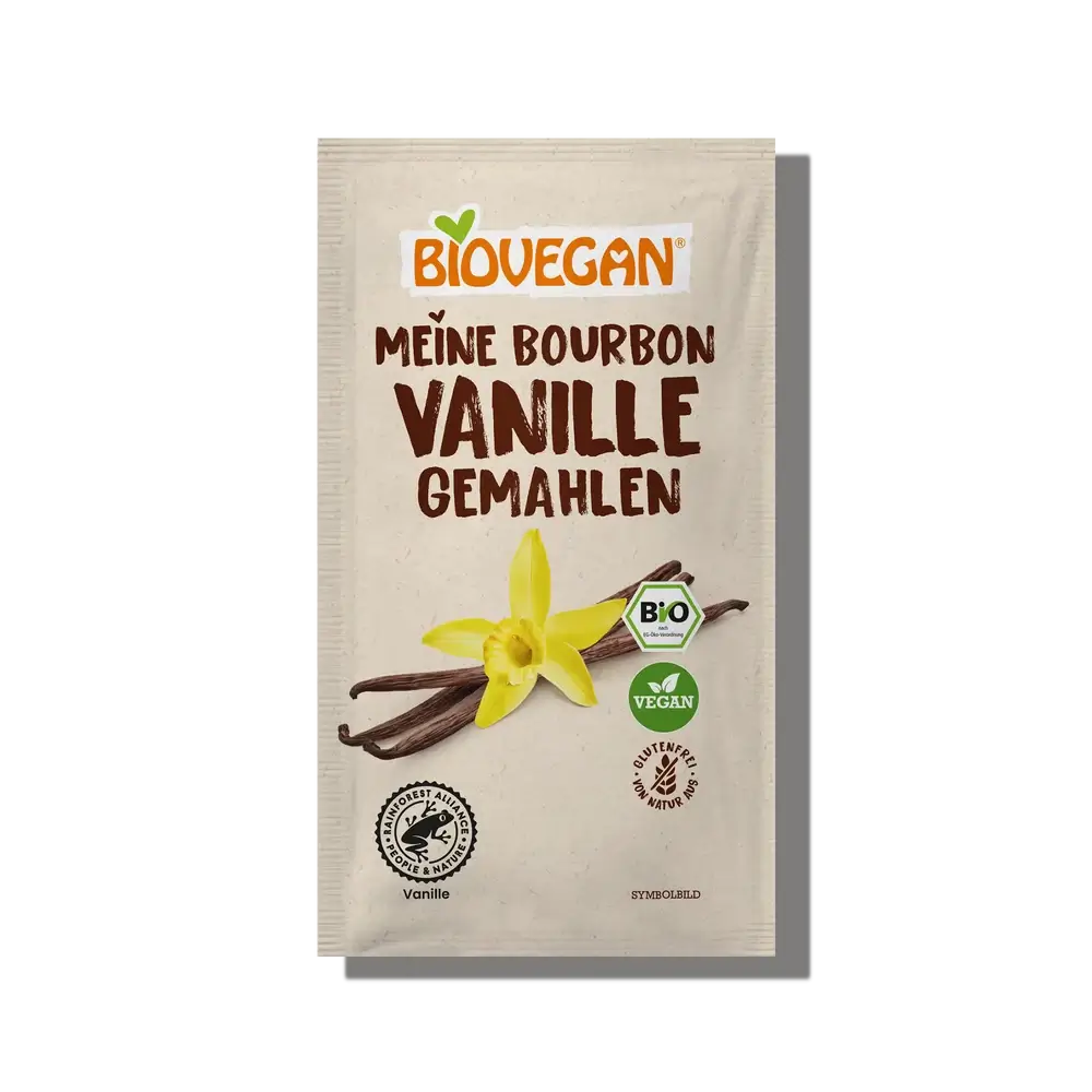 Βιολογική Αλεσμένη Βανίλια Bourbon Biovegan 5g χωρίς γλουτένη
